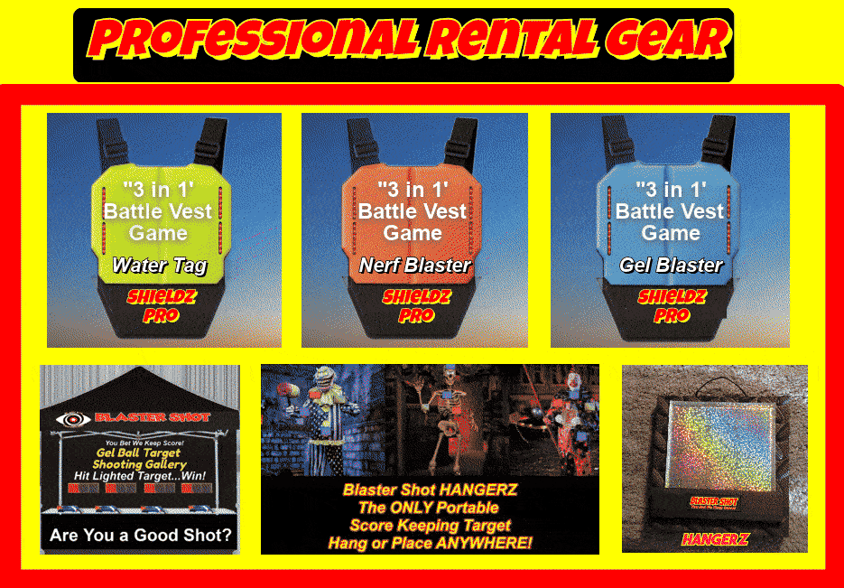 Professional Rental Products by Blaster Shot